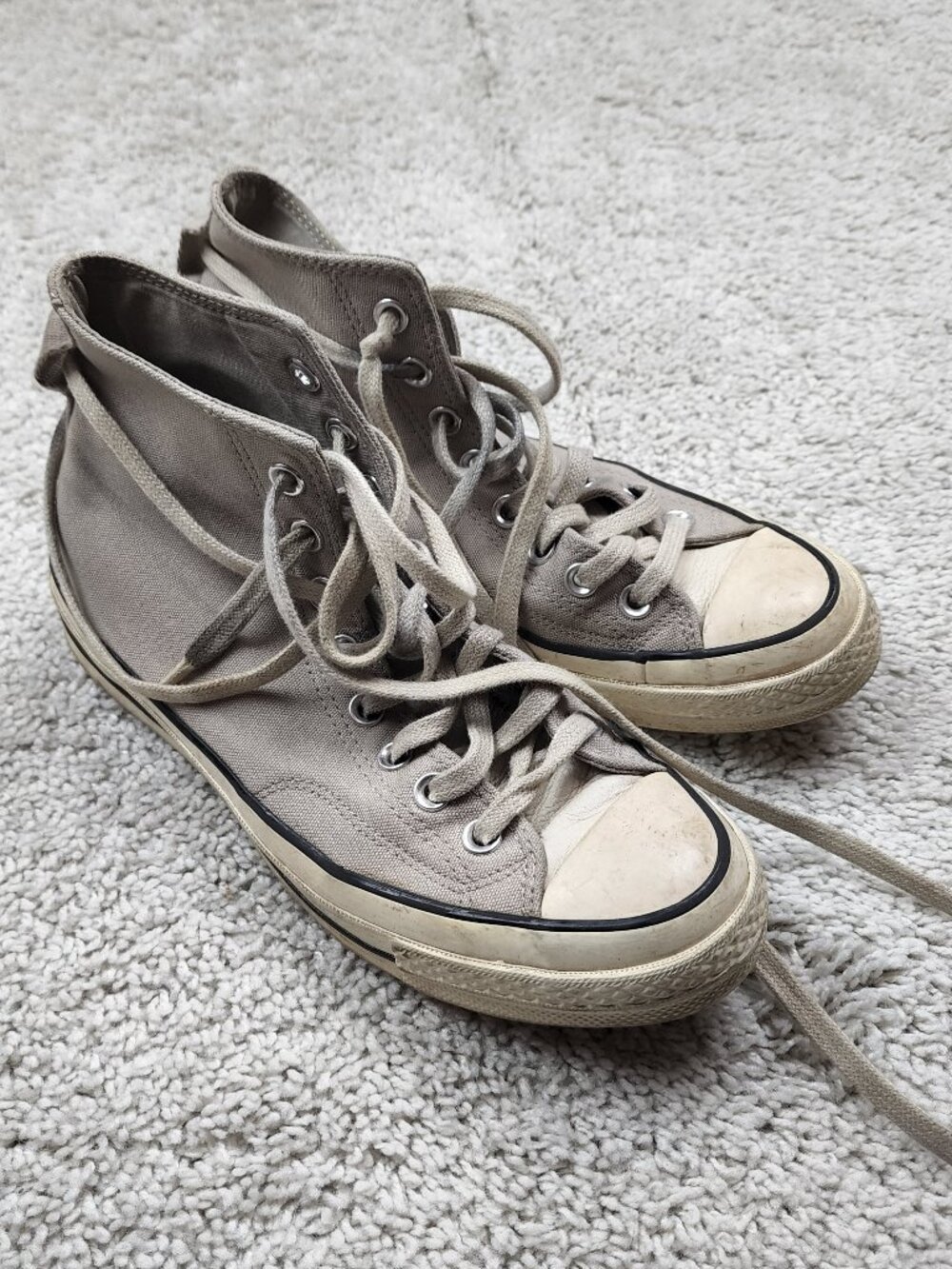 Fear Of God X Converse Chuck Taylor Mens Size 6.5 Womens 8.5 Grey Designer USA
